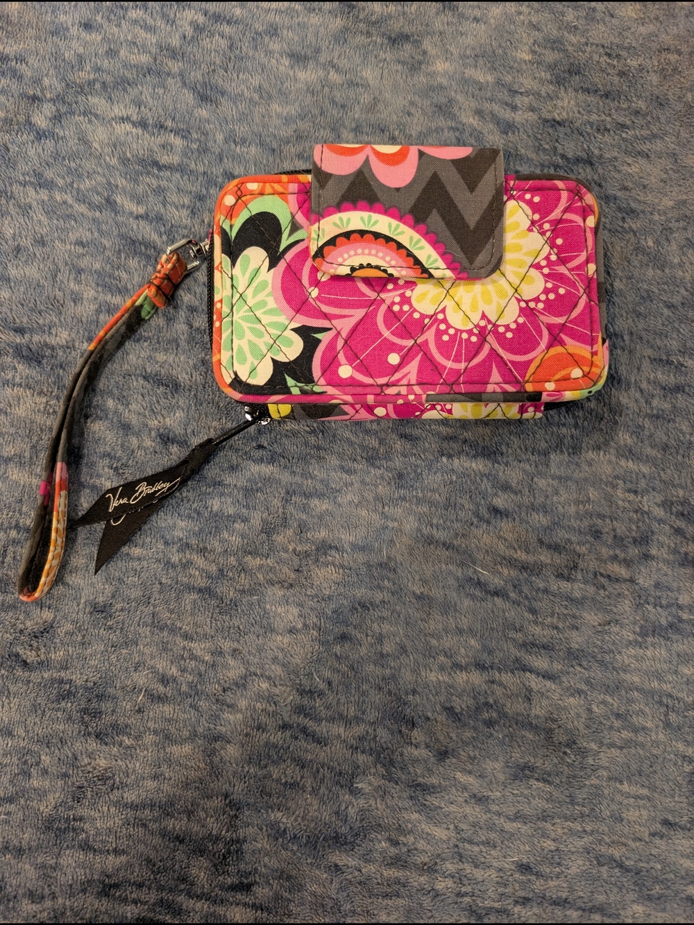 Vera Bradley Ziggy Zinnia Wristlet Wallet - Picture 2 of 9